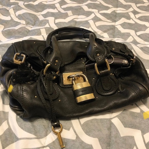 Authentic Black Chloe Leather Handbag - Picture 12 of 12